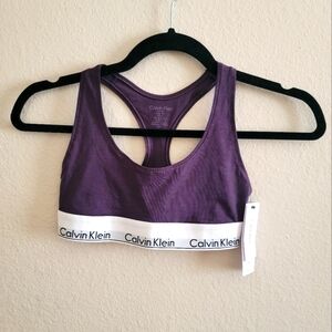 Calvin Klein Purple Sports Bra